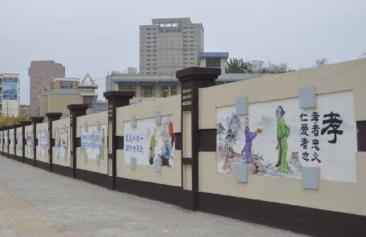 街道文化墻制作效果圖