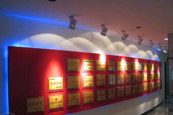 企業榮譽文化墻制作效果圖