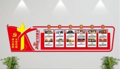 創(chuàng)意黨建立體文化墻制作效果圖