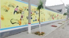 簡約農村文化墻制作效果圖