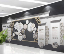 素雅風企業文化墻設計制作