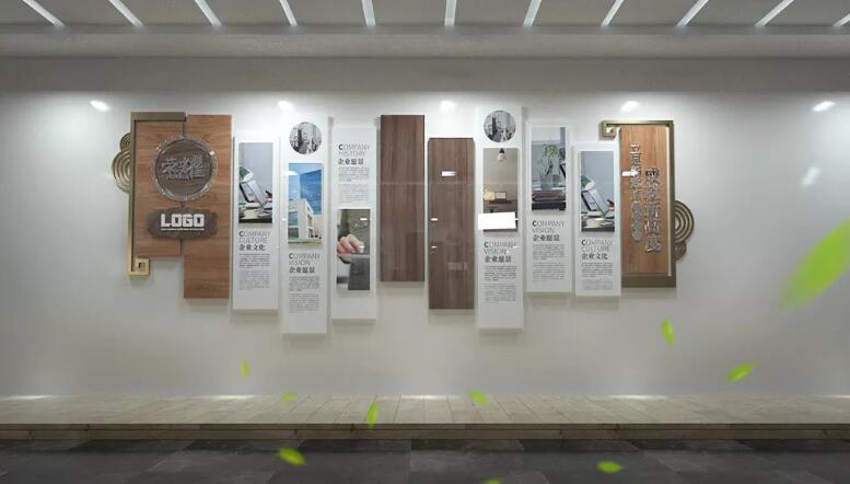 木質企業(yè)文化墻制作文化墻制作效果圖