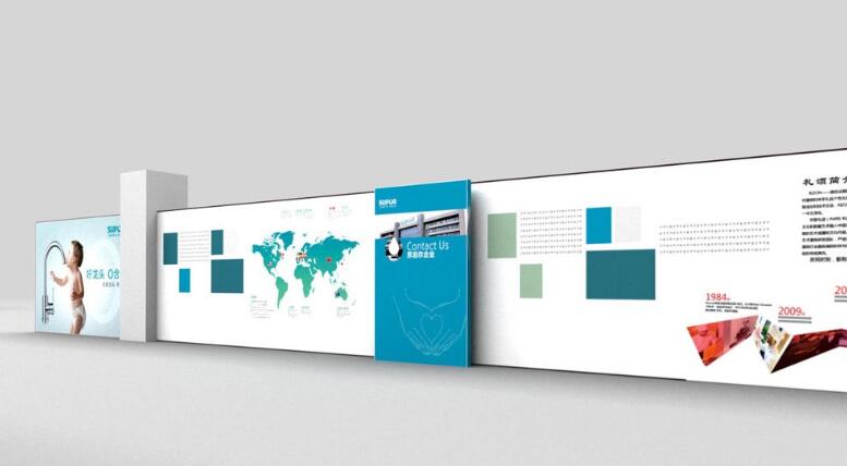 產品生產車間文化墻制作效果圖